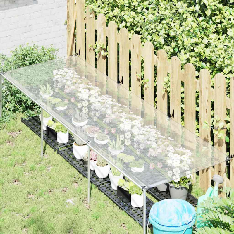 Transparente Plane mit Ösen 1x3 m Polyethylen