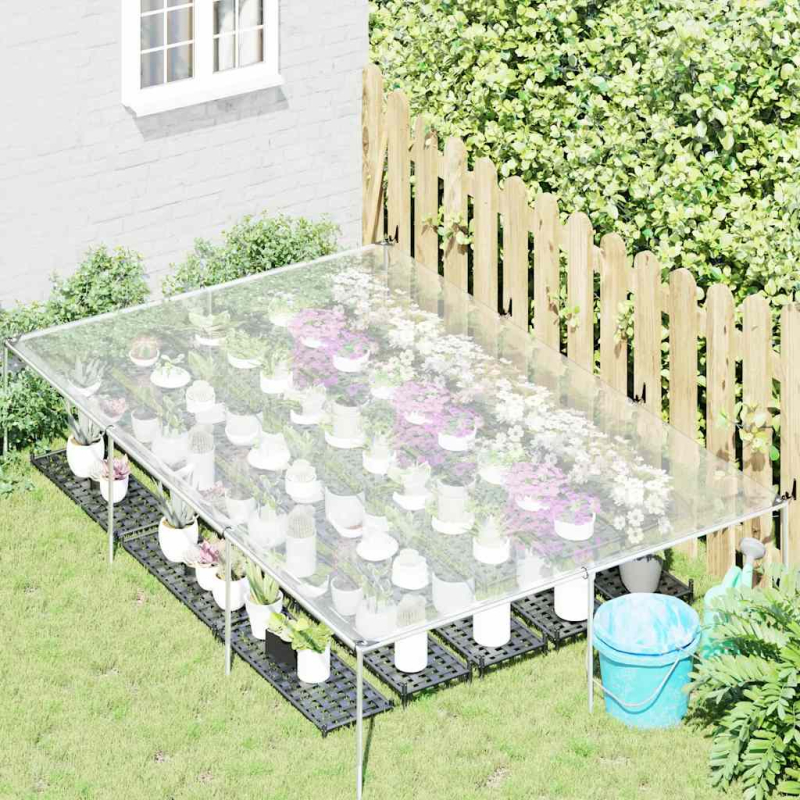 Transparente Plane mit Ösen 2x3 m Polyethylen