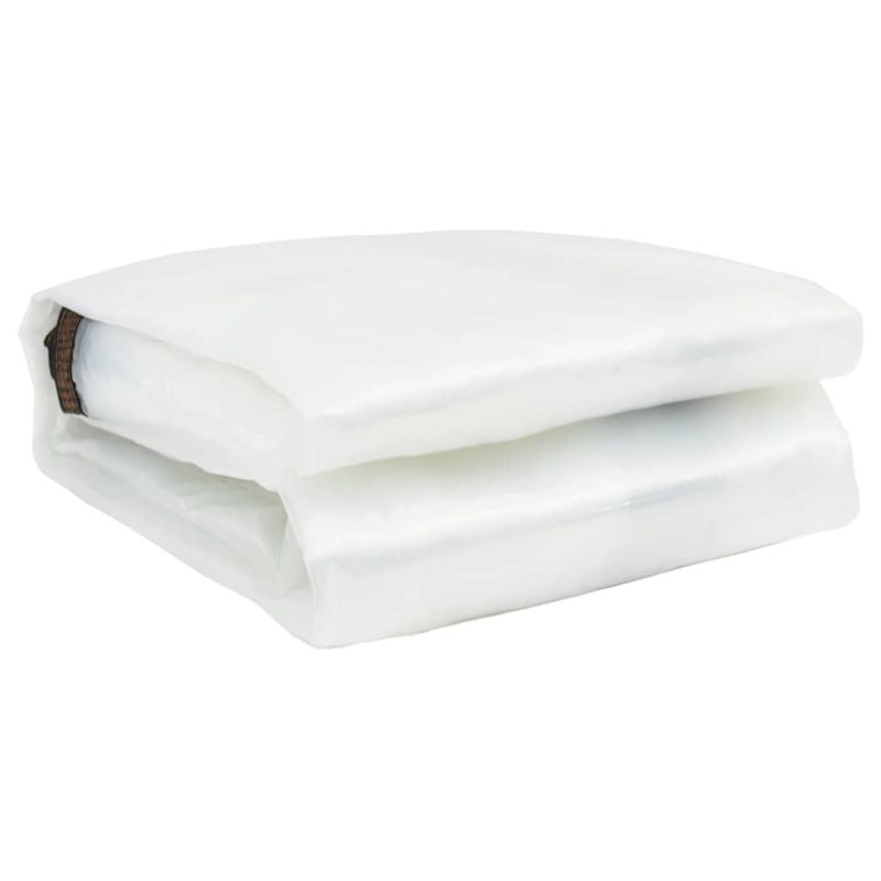 Transparente Plane mit Ösen 6x6 m Polyethylen