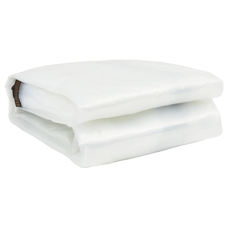 Transparente Plane mit Ösen 8x12 m Polyethylen