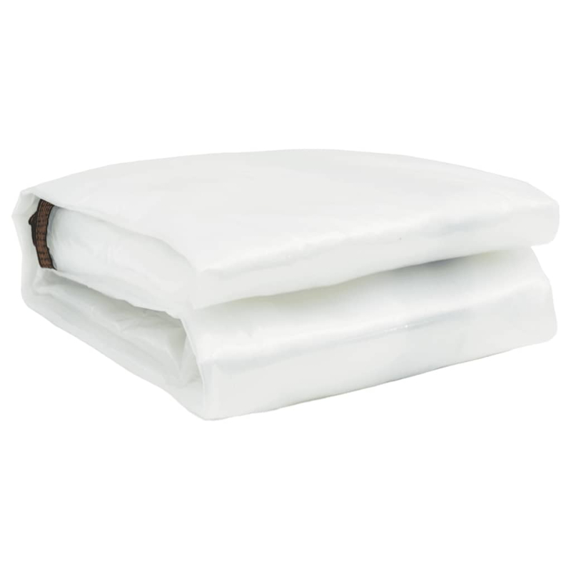 Transparente Plane mit Ösen 12x12 m Polyethylen