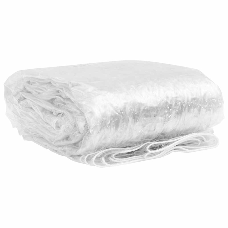 Transparente Plane mit Ösen 1x10 m PVC