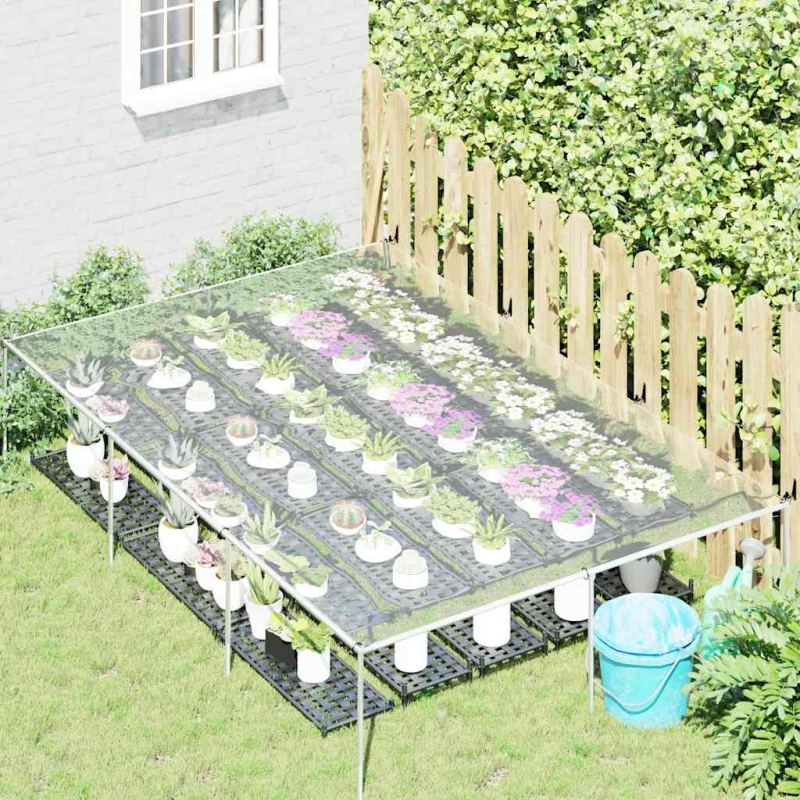 Transparente Plane mit Ösen 2x3 m PVC