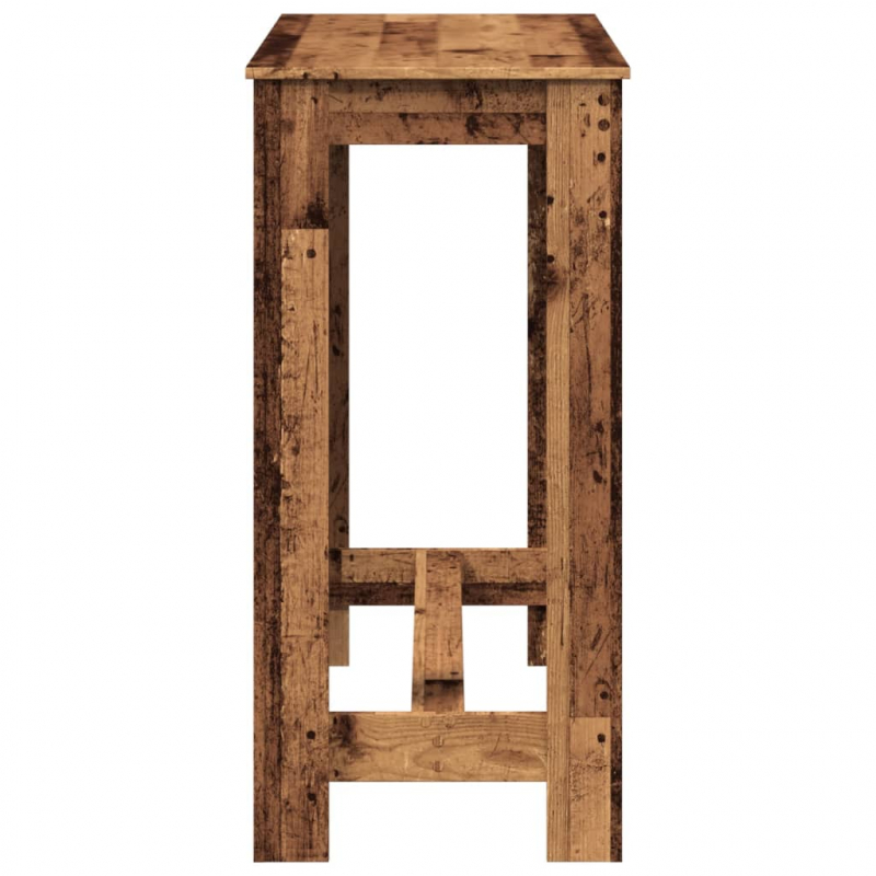 Bartisch Altholz-Optik 102x50x103,5 cm Holzwerkstoff