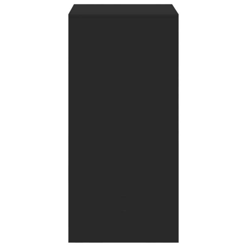 Bartisch Schwarz 51x50x103,5 cm Holzwerkstoff