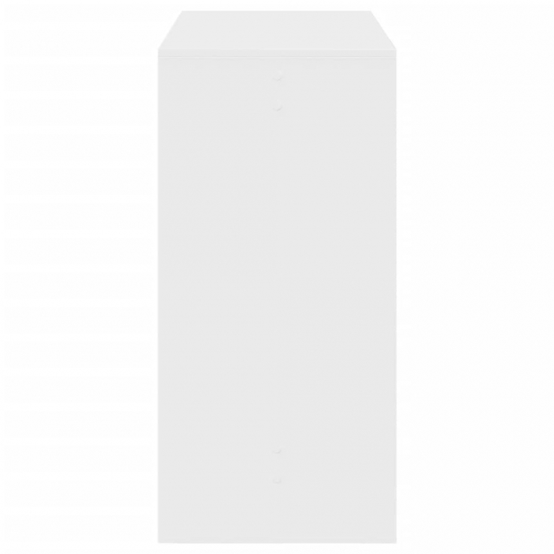 Bartisch Weiß 102x50x103,5 cm Holzwerkstoff