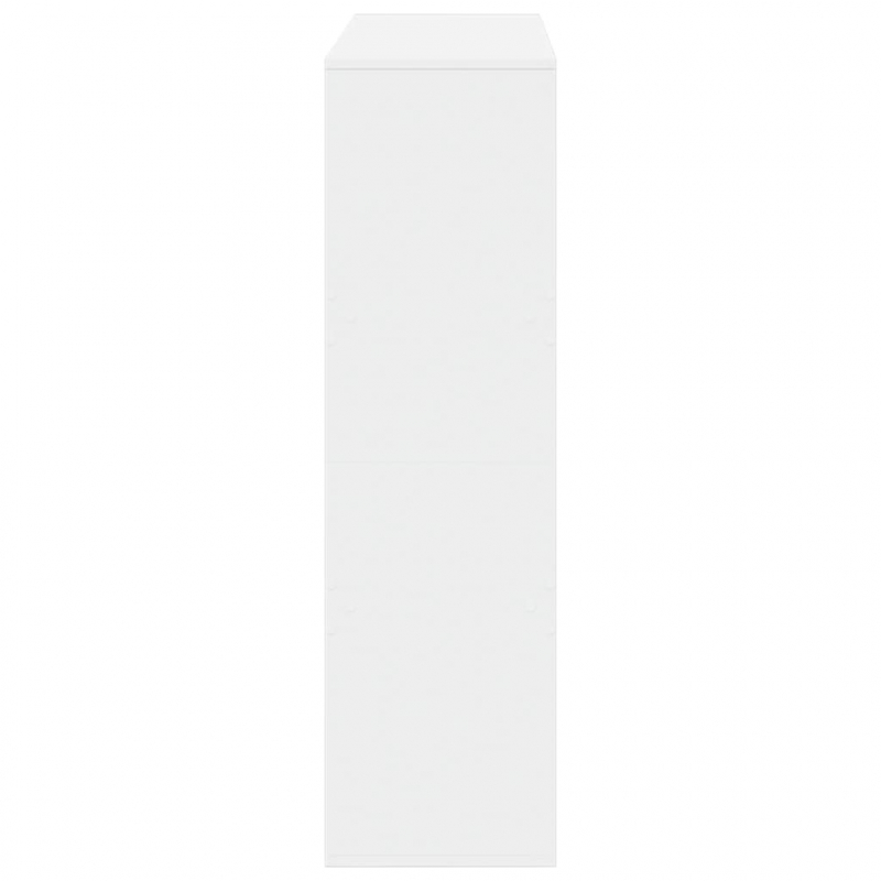 Bücherregal/Raumteiler Weiß 100x33x115 cm