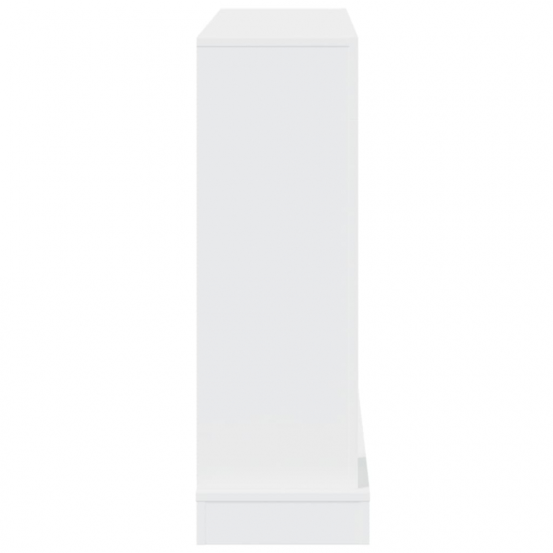 Kaminumrandung Weiß 100x30x87,5 cm Holzwerkstoff