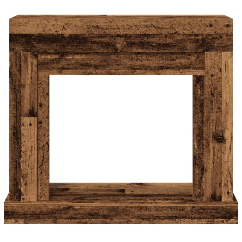 Kaminumrandung Altholz-Optik 100x30x87,5 cm Holzwerkstoff