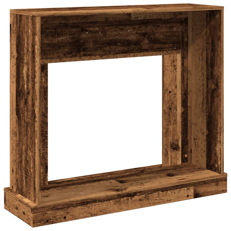 Kaminumrandung Altholz-Optik 100x30x87,5 cm Holzwerkstoff