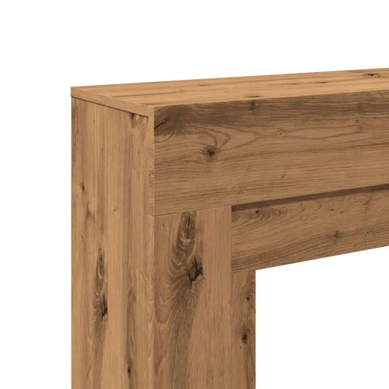 Kaminumrandung Artisan-Eiche 100x30x87,5 cm Holzwerkstoff