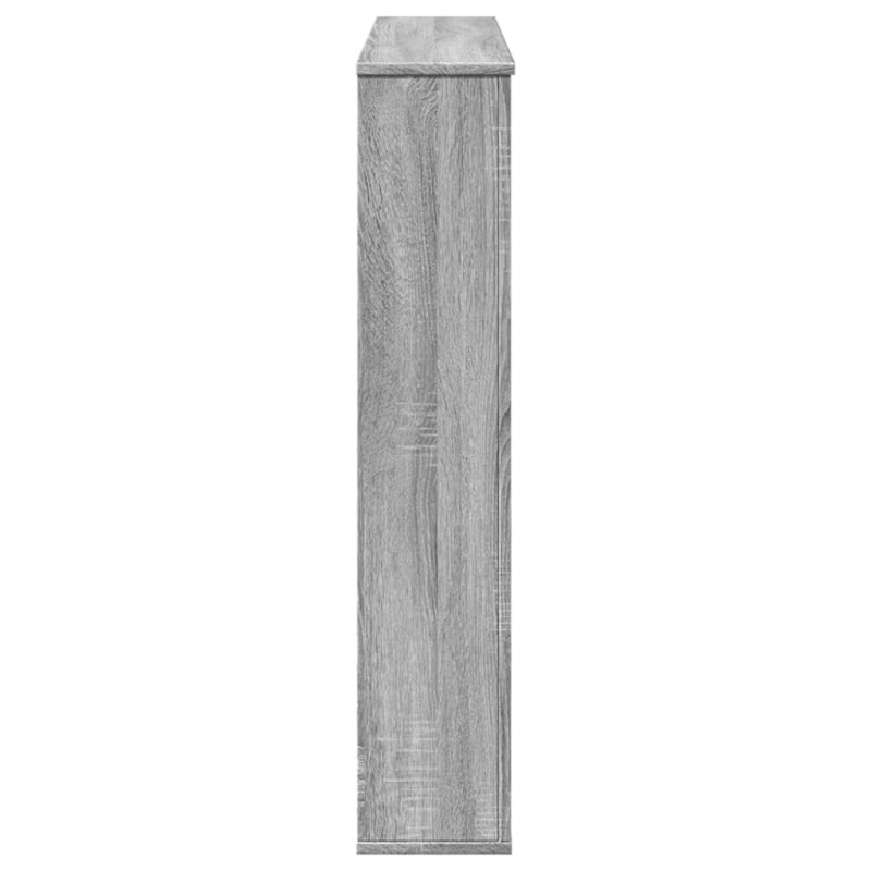 Kaminumrandung Grau Sonoma 100x20x100 cm Holzwerkstoff