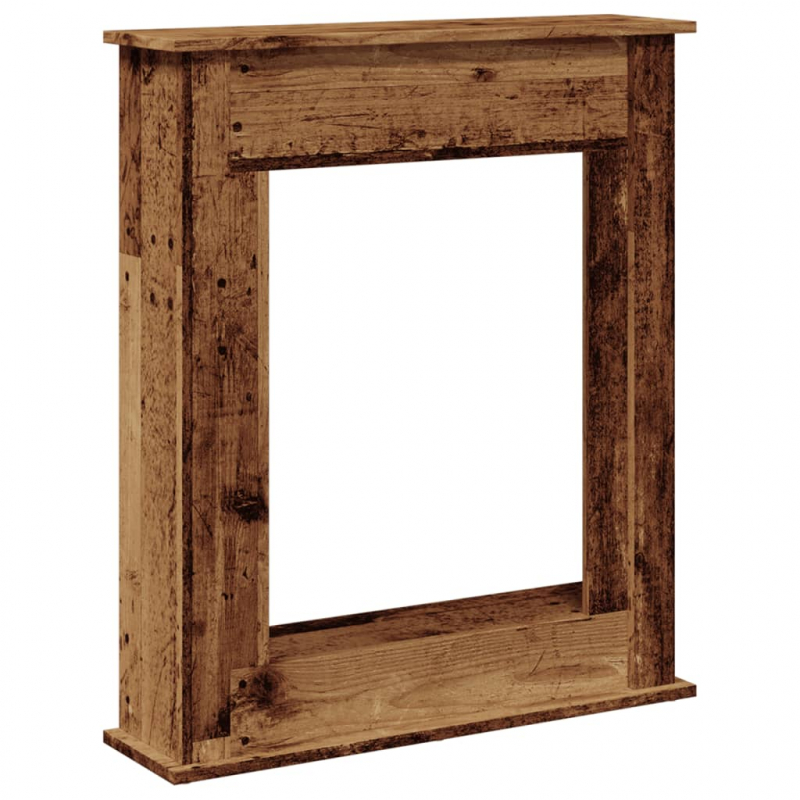 Kaminumrandung Altholz-Optik 75x20x87,5 cm Holzwerkstoff