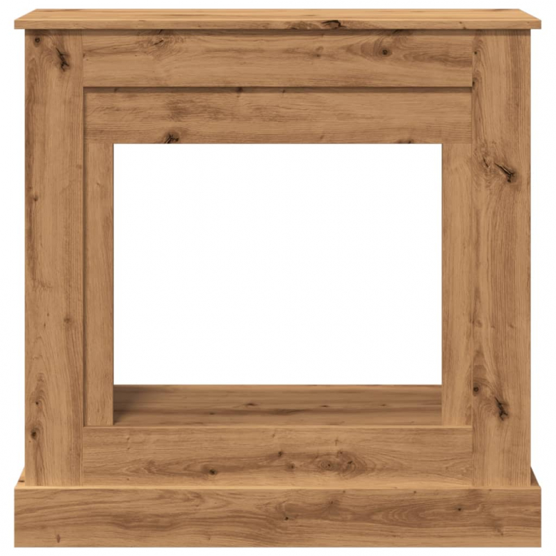 Kaminumrandung Artisan-Eiche 90x30x90 cm Holzwerkstoff