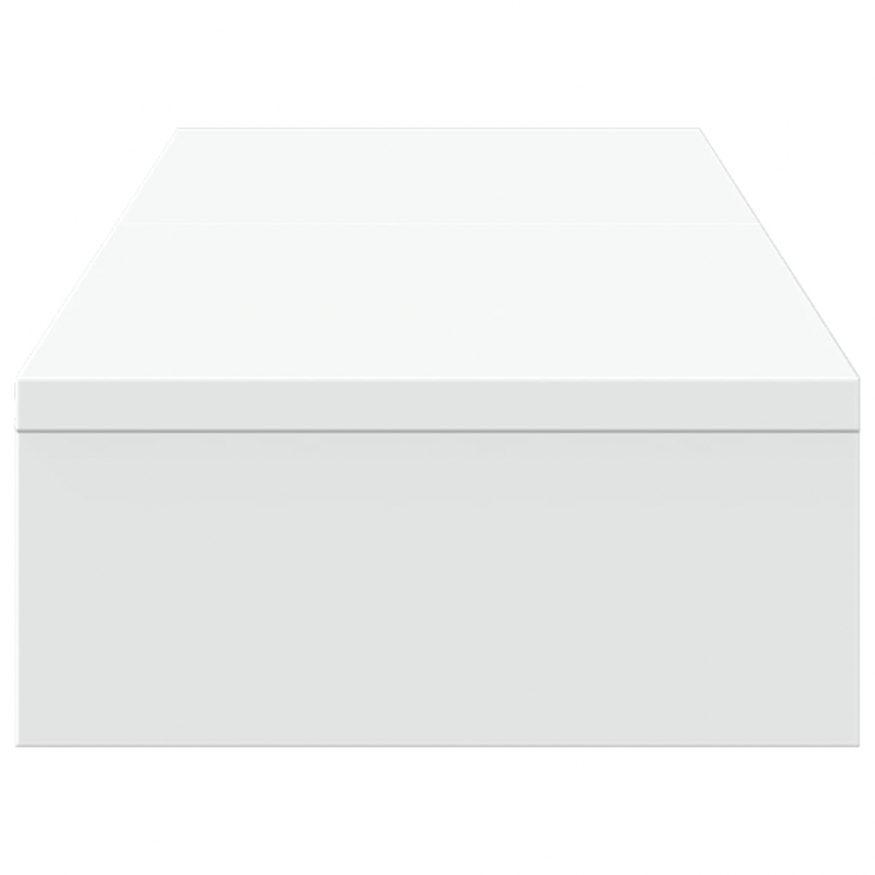 Monitorständer Verstellbar Weiß 80x24x10,5 cm Holzwerkstoff