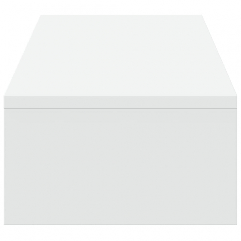 Monitorständer mit Schubladen Weiß 100x27x15 cm Holzwerkstoff