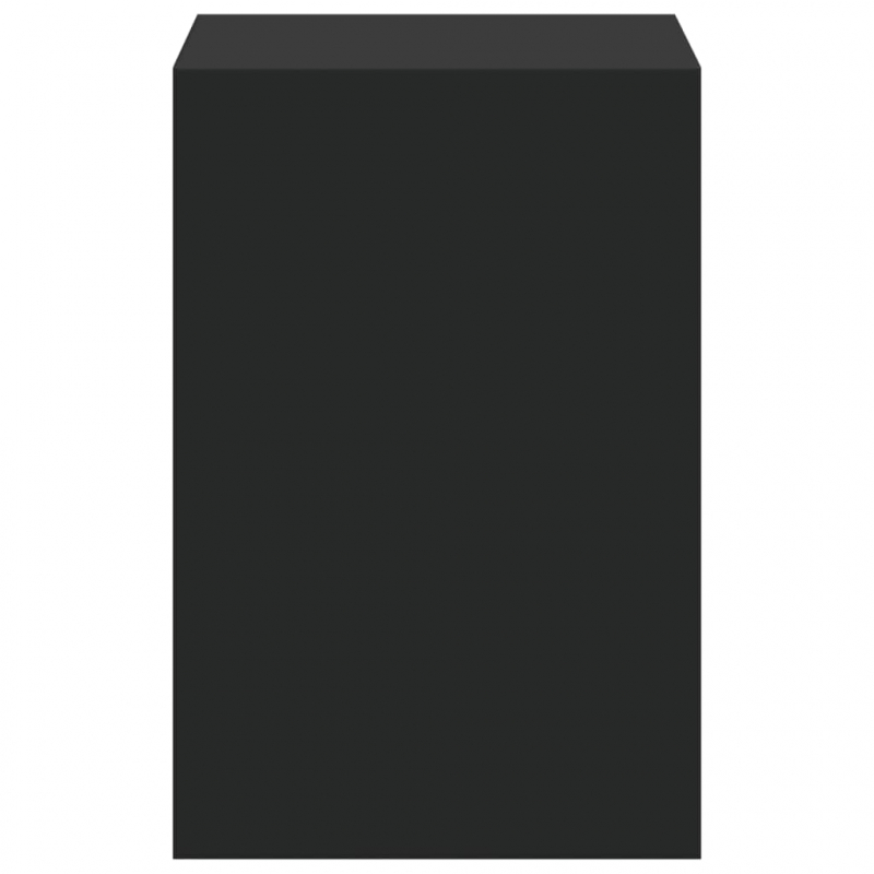 Monitorständer mit Schreibtisch-Organizer Schwarz Holzwerkstoff