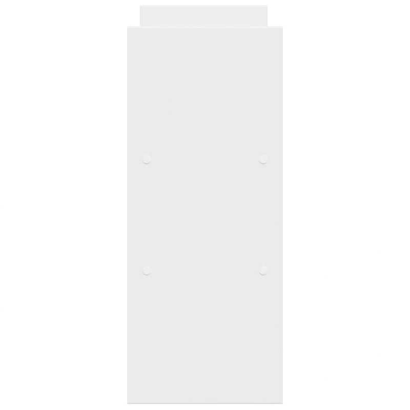 Schreibtisch-Organizer Verstellbar Weiß 40x17x41 cm