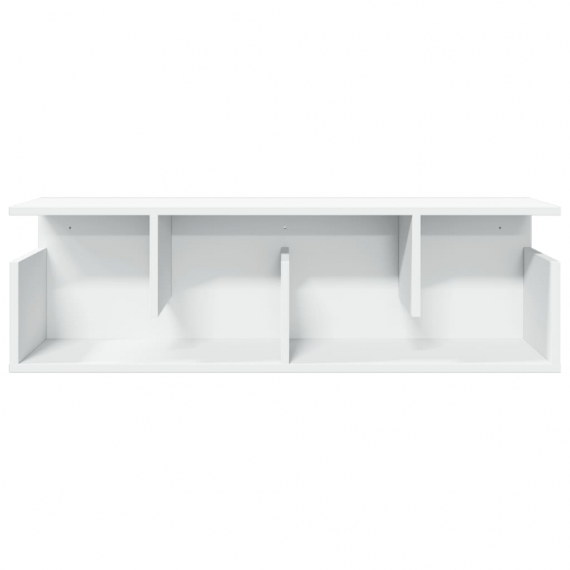 Wandschrank 100x20x30 cm Weiß Holzwerkstoff