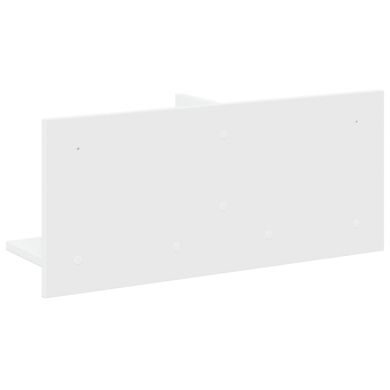 Wandschrank 70x16,5x30 cm Weiß Holzwerkstoff