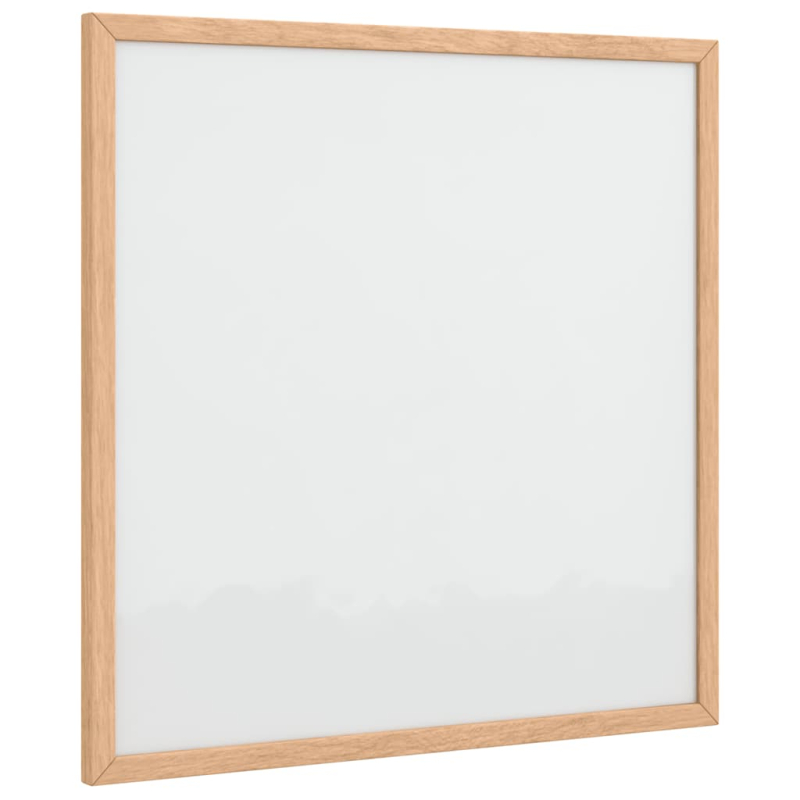 Magnetisches Whiteboard mit massivem Kiefernholzrahmen 40x40 cm