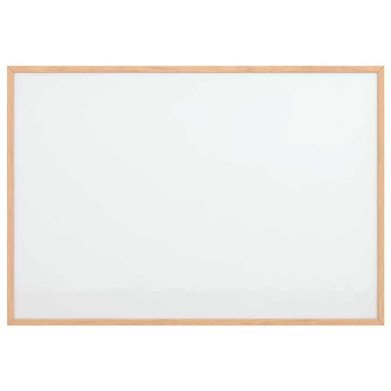 Magnetisches Whiteboard mit massivem Kiefernholzrahmen 80x55 cm