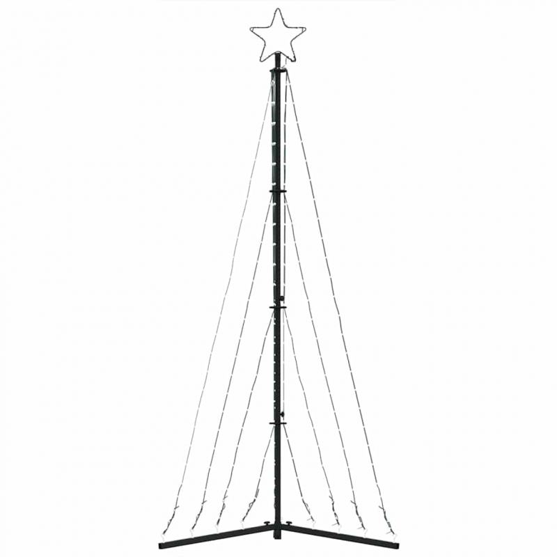 LED Weihnachtsbaum 339 LEDs Blau 187 cm
