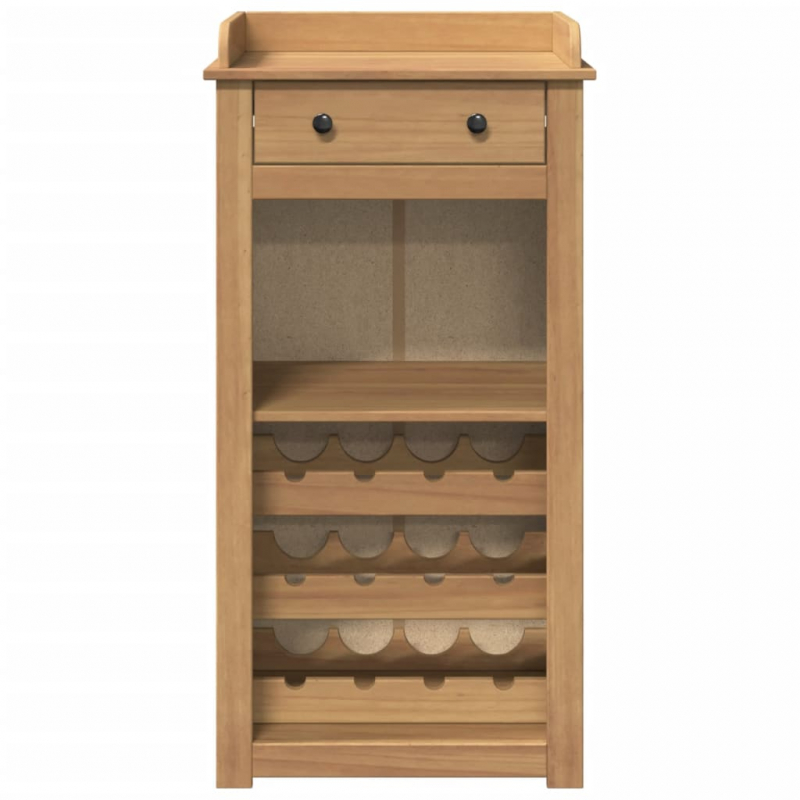 Weinschrank Panama 57x40x111,5 cm Massivholz Kiefer