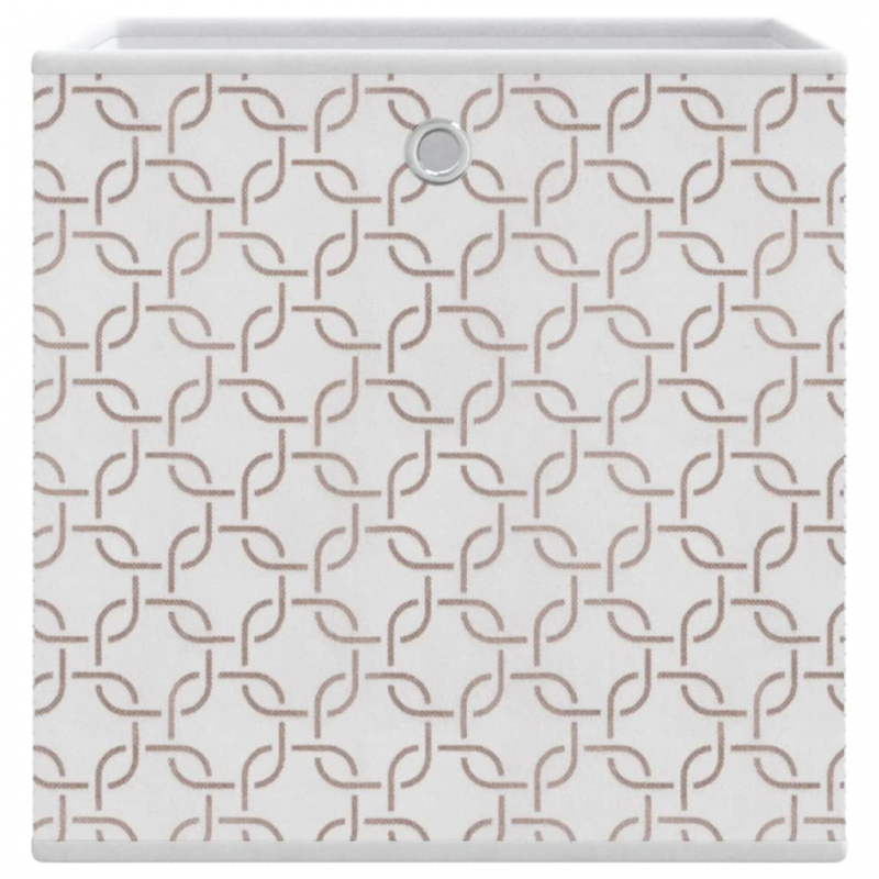 Faltboxen 10 Stk. Creme 32x32x32 cm Vlies