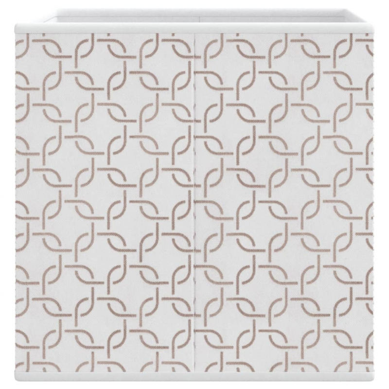 Faltboxen 10 Stk. Creme 32x32x32 cm Vlies