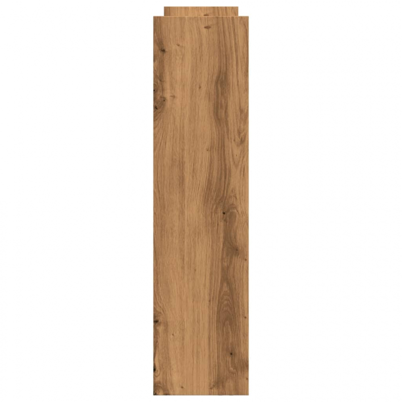 Aufbewahrungswagen Schmal 4 Etagen Artisan-Eiche Holzwerkstoff