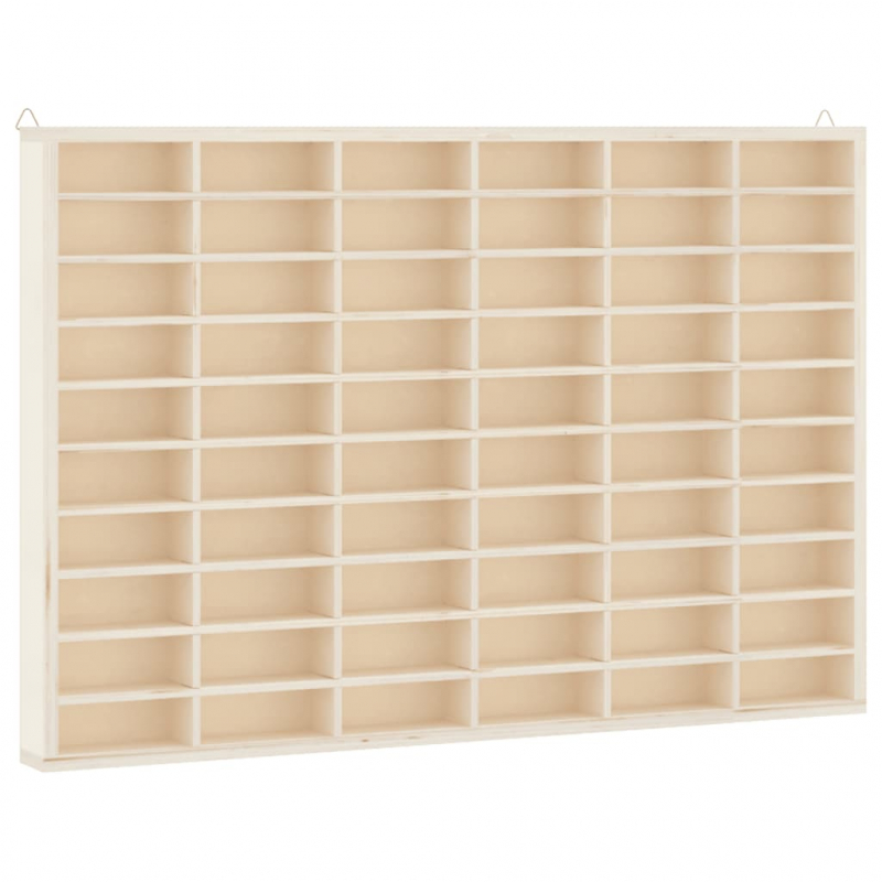 Sammlervitrine aus Holz mit 60 Fächern 60x4,5x40,5 cm