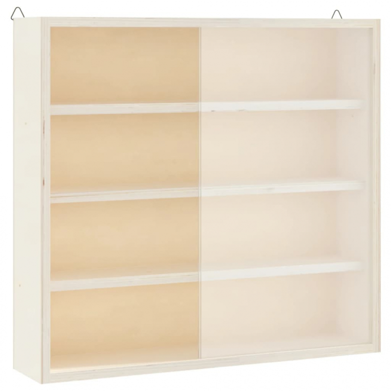 Sammlervitrine aus Holz mit Türen 40x8,5x37 cm