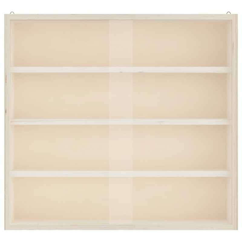 Sammlervitrine aus Holz mit Türen 40x8,5x37 cm