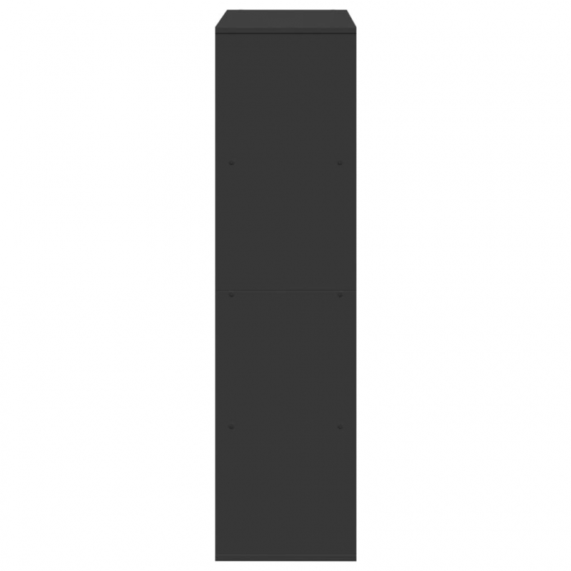 Bücherregal Schwarz 100x33x125,5 cm Holzwerkstoff