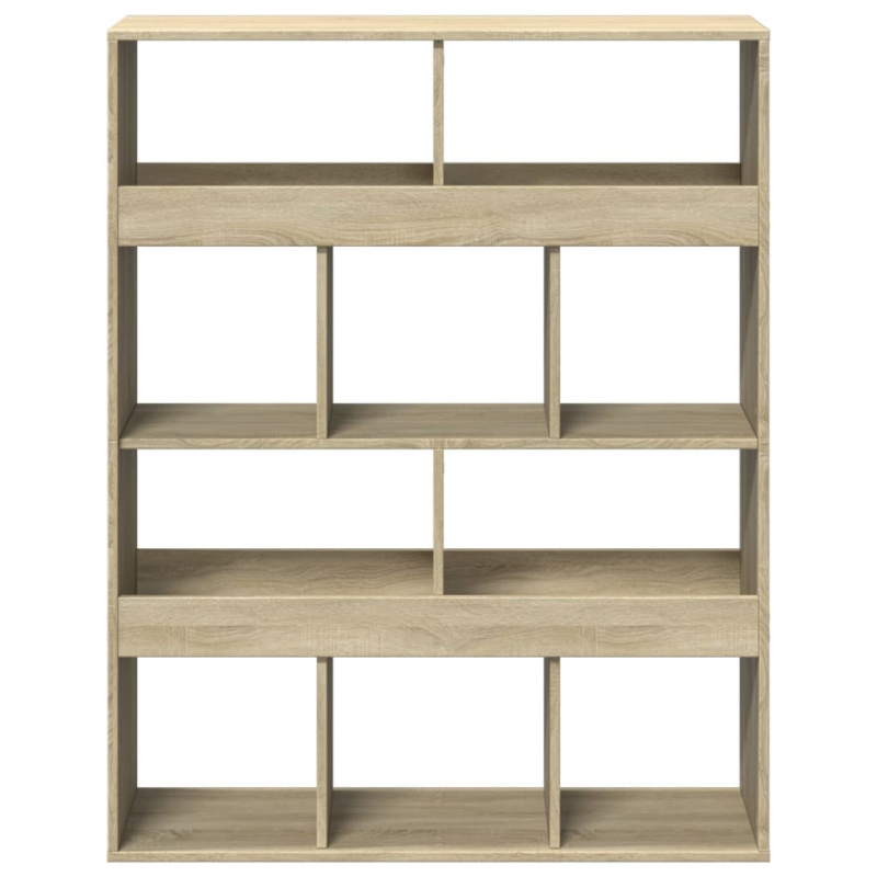 Bücherregal Sonoma-Eiche 100x33x125,5 cm Holzwerkstoff