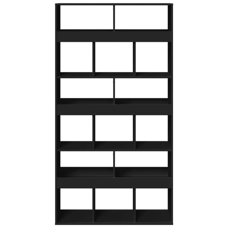 Bücherregal Schwarz 100x33x187,5 cm Holzwerkstoff