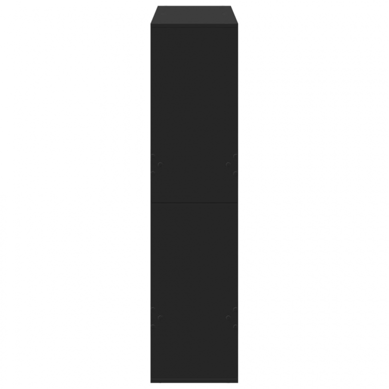 Bücherregal Schwarz 100x33x135 cm Holzwerkstoff