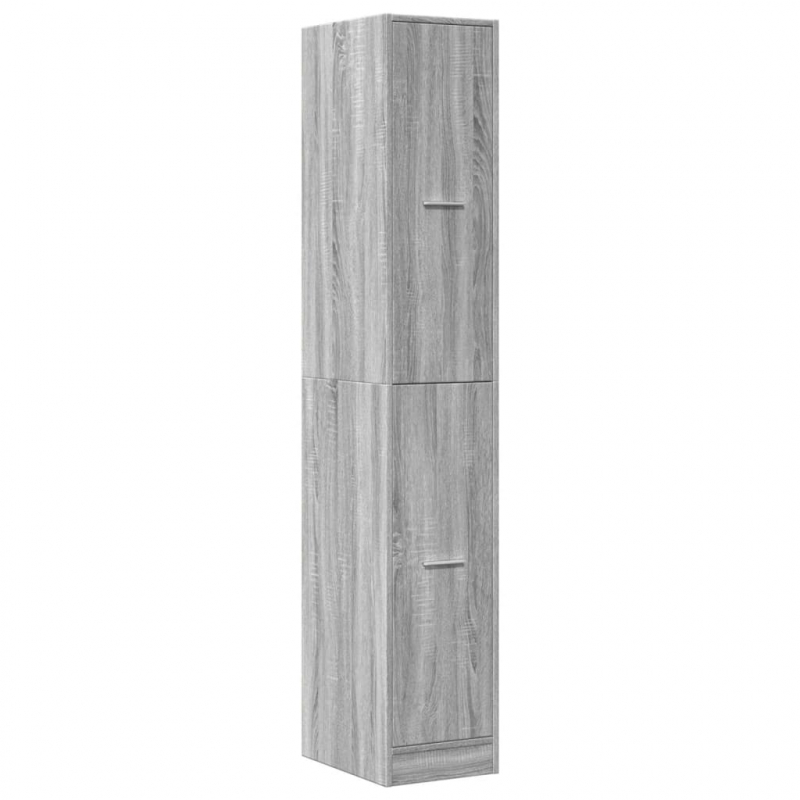 Apothekerschrank Grau Sonoma 30x41x174,5 cm Holzwerkstoff