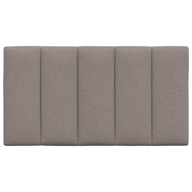 Kopfteil-Kissen Taupe 80 cm Stoff