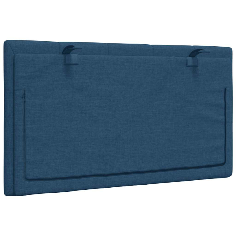 Kopfteil-Kissen Blau 80 cm Stoff
