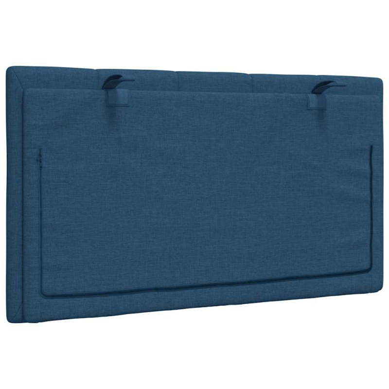 Kopfteil-Kissen Blau 90 cm Stoff