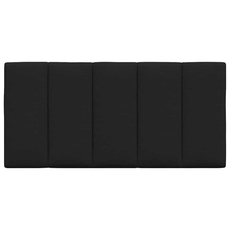 Kopfteil-Kissen Schwarz 100 cm Stoff
