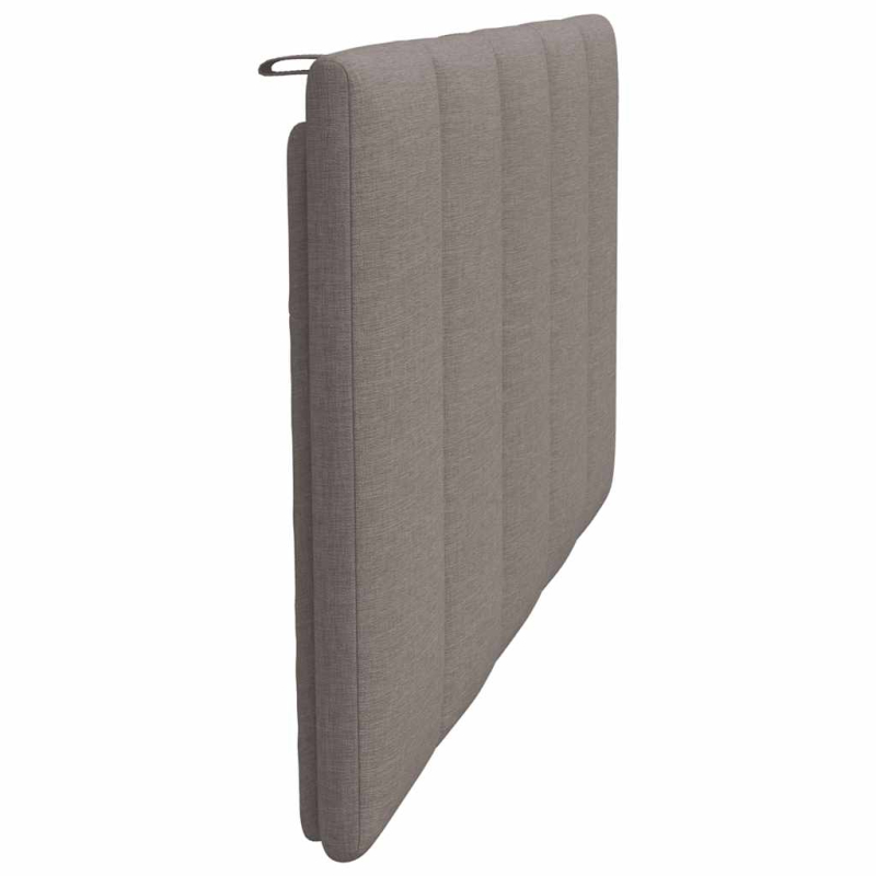 Kopfteil-Kissen Taupe 100 cm Stoff