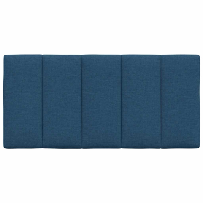 Kopfteil-Kissen Blau 100 cm Stoff