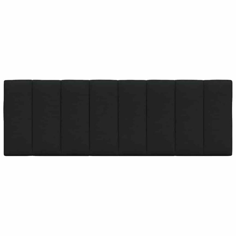 Kopfteil-Kissen Schwarz 140 cm Stoff