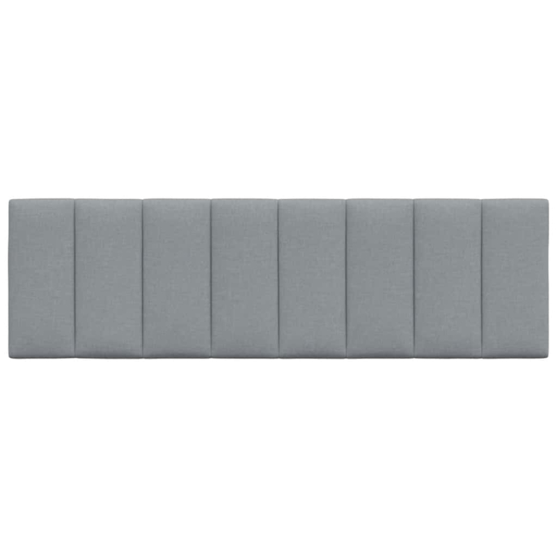 Kopfteil-Kissen Hellgrau 160 cm Stoff