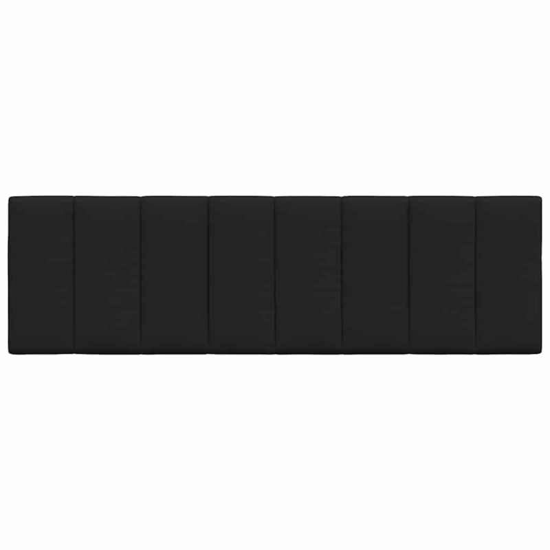 Kopfteil-Kissen Schwarz 160 cm Stoff