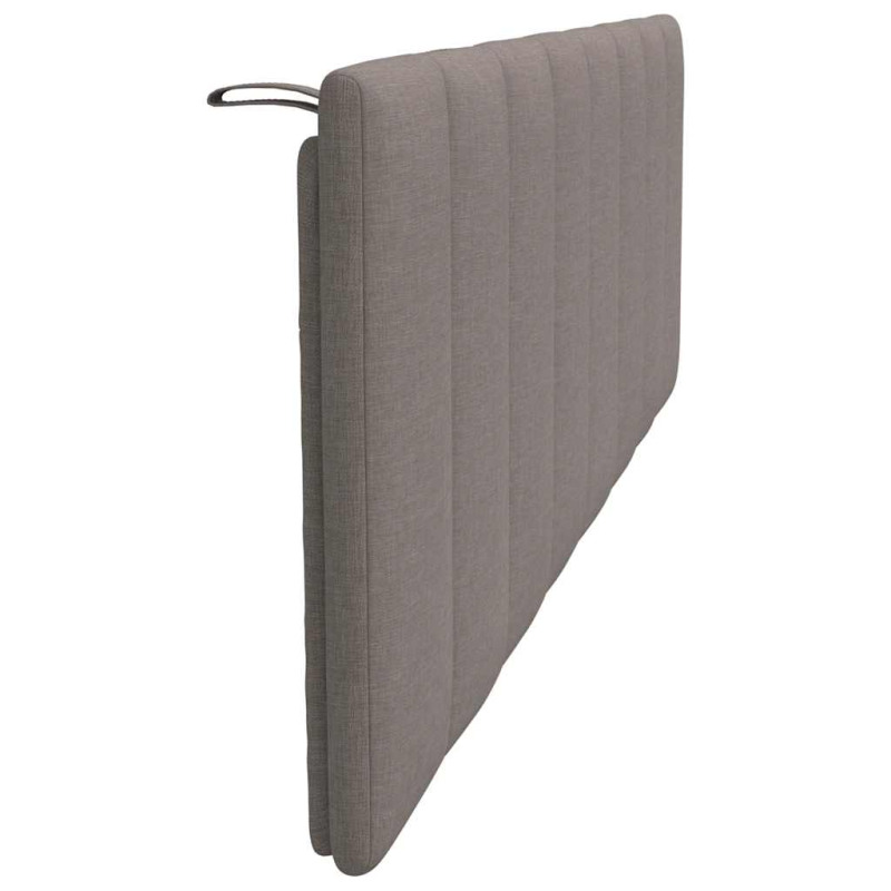Kopfteil-Kissen Taupe 160 cm Stoff