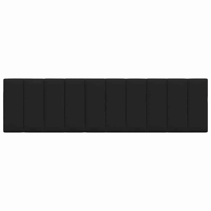 Kopfteil-Kissen Schwarz 180 cm Stoff